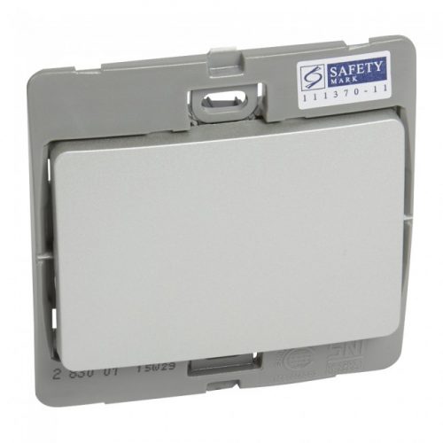 Legrand Single Pole Switch Mallia 1 Gang 2 Way 10 Ax 250 V Silver 283001