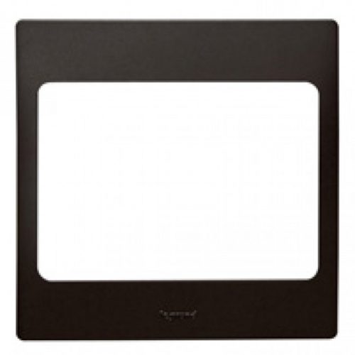 Legrand Plate Mallia 1 Gang Matt Black 281970