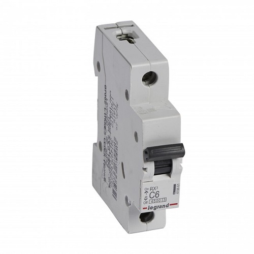 Legrand MCB RX³ 1P 230/400V 6A PN 419661