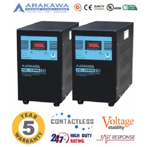 Stabilizer Arakawa 15 KVA FD Series Contactless