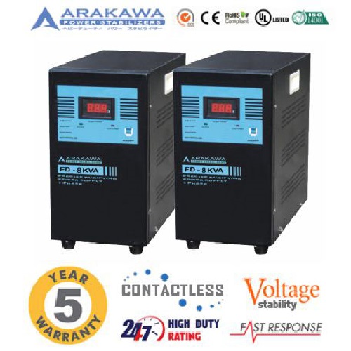 Stabilizer Arakawa 8 KVA FD Series Contactless