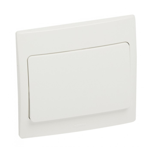 Legrand Single Pole Switch Mallia 1 Gang 2 Way 10 Ax 250 V White 281001
