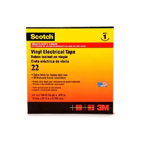 3M Scotch Heavy Duty Vinyl Electrical Tape 22