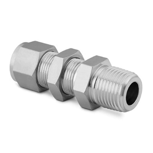 Stainless Steel Swagelok Tube Fitting Bulkhead Male Connector SS-600-11-4