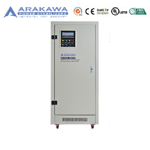 Stabilizer Arakawa 50 KVA NCX Contactless 3 phase series