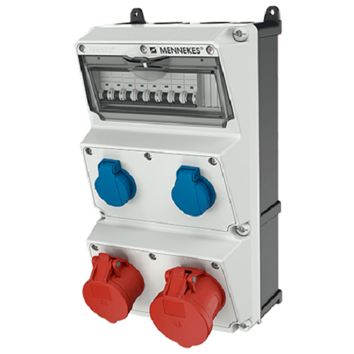 Socket Industrial Box Mennekes Amaxx Kombinasi 930010