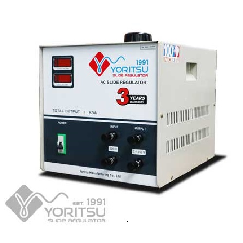 Slide Regulator Yoritsu 3 KVA 1 Phase SRi-3000-P