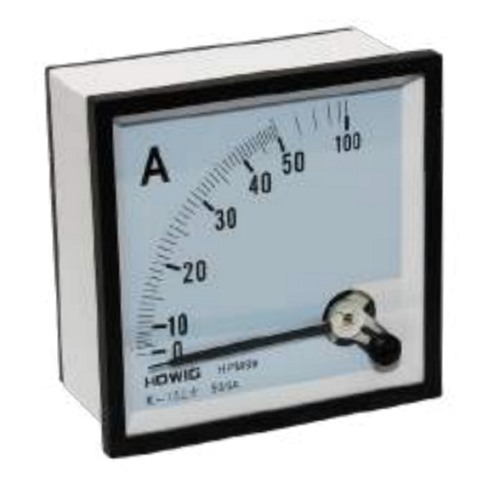 Analog Ampere Meter Howig 0 - 50A HPM - 96 D50