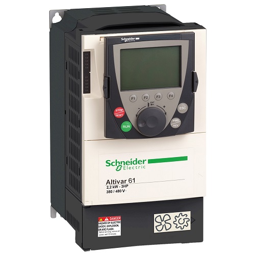 Inverter Schneider ATV61 1,5 kW 2HP 480V 3 phases ATV61HU15N4