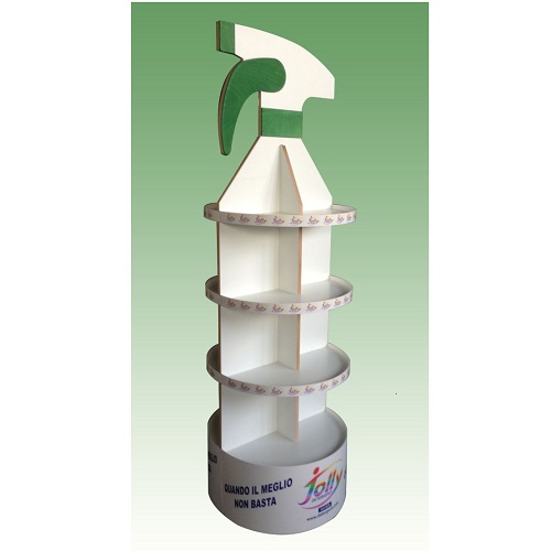Rak Display Custom Unik berbentuk botol