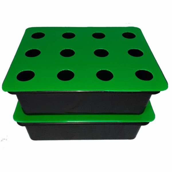 Wadah tanaman hidroponik dari bahan Plastik Board
