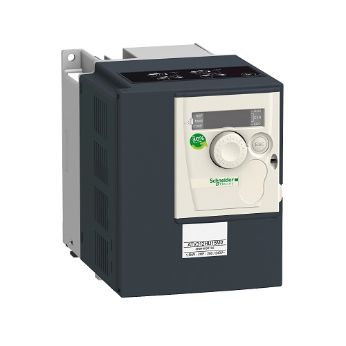 Inverter Schneider Variable Speed Drive ATV312 1.1kW 1.5HP 240V ATV312HU11M2