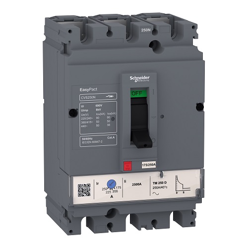 MCCB Schneider CVS Easypact 16A 3P 50kA TM16D LV510470