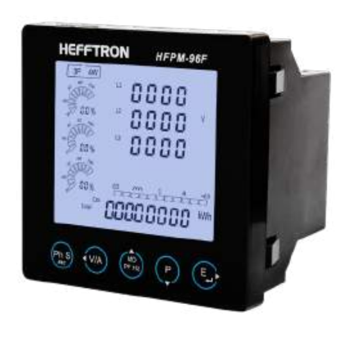 Panel Meter Digital Hefftron RS485 Modbus HFPM-96F