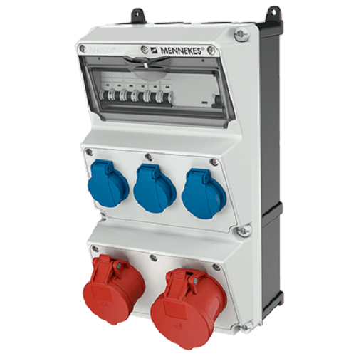 Socket Industrial Box Kombinasi MENNEKES AMAXX 930008
