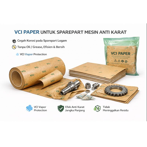 vci paper untuk sparepart mesin ANTI KARAT
