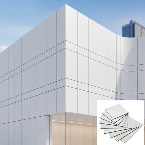 ACP Aluminium Composite Panel ALCOTUFF Warna Milk White