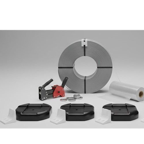 dudukan klem clip coil baja industri