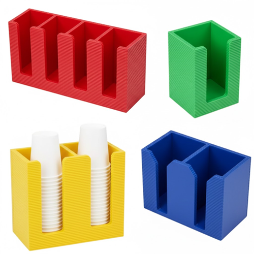 Rak Holder Tempat Gelas Cup Bahan Impraboard