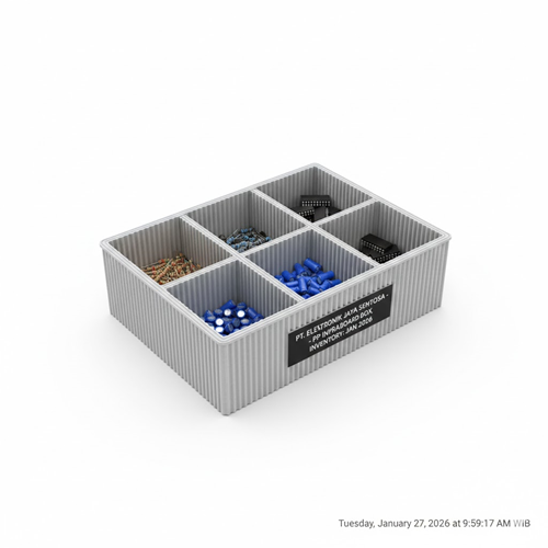 Wadah Sparepart Industri PP Board