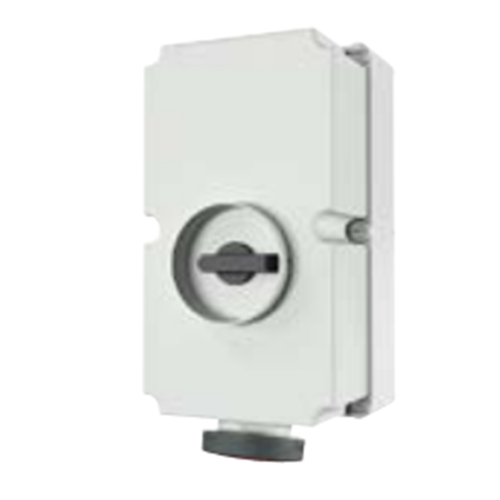 Socket Industrial X-CONTACT switched mechanical DUO-interlock