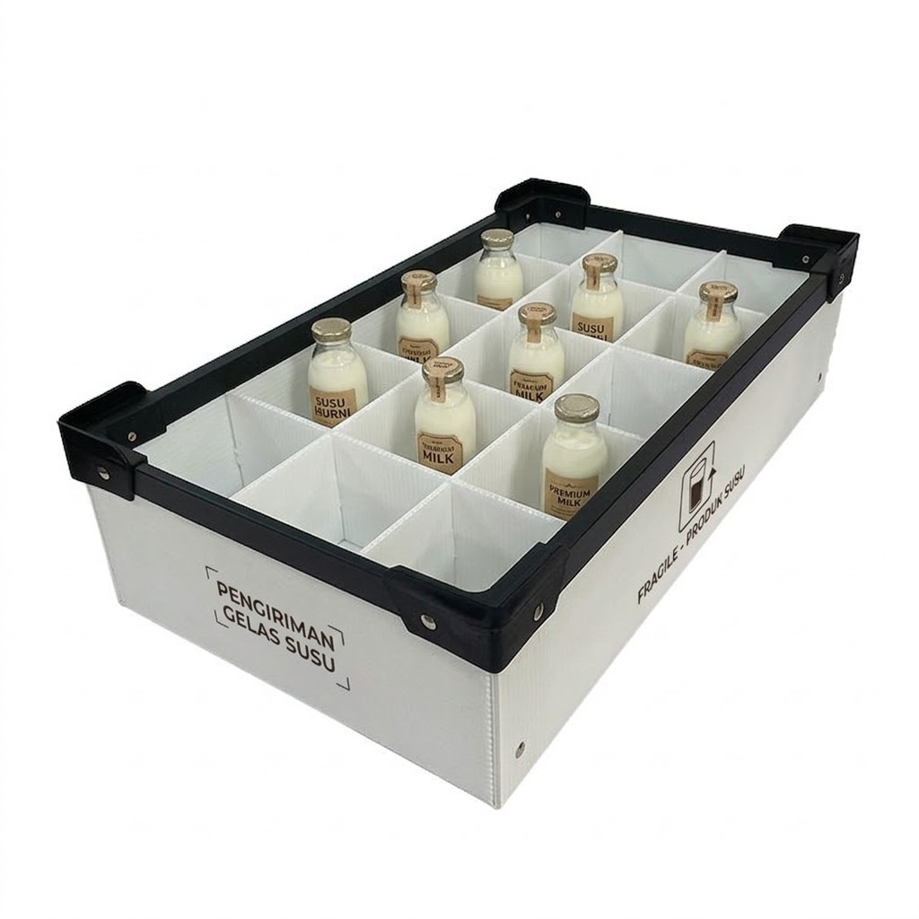 Box Pengiriman Susu PP Impraboard