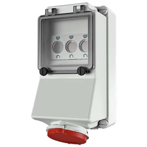 Industrial CEE Socket Dinding Panel Mennekes