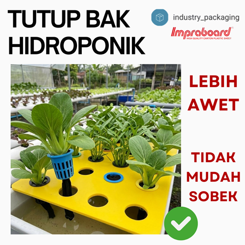 Papan Lubang Tanaman Hidroponik Bahan Impraboard