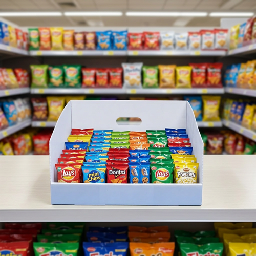 Rak Display Meja Minimarket Bahan Impraboard
