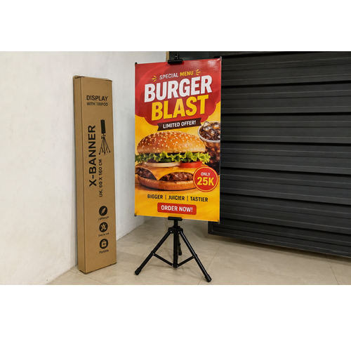 Banner Papan Promosi Iklan Bahan Impraboard