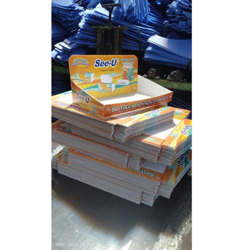 Desk Display Retail Bahan PP Board