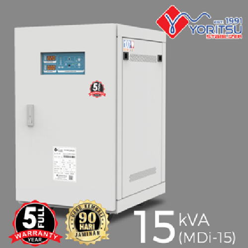 Stabilizer Listrik Voltage Mono Display MDi-15 Yoritsu