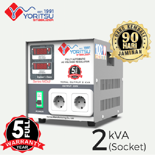 Stabilizer Listrik MDi-2 Socket & Plug Yoritsu