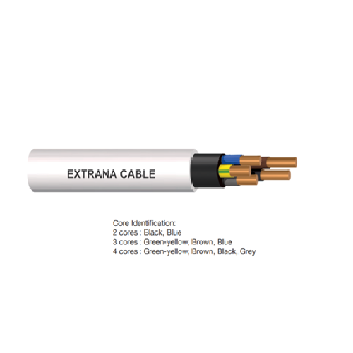 Kabel NYM 300/500 V 5x1.5mm - 35 Extrana