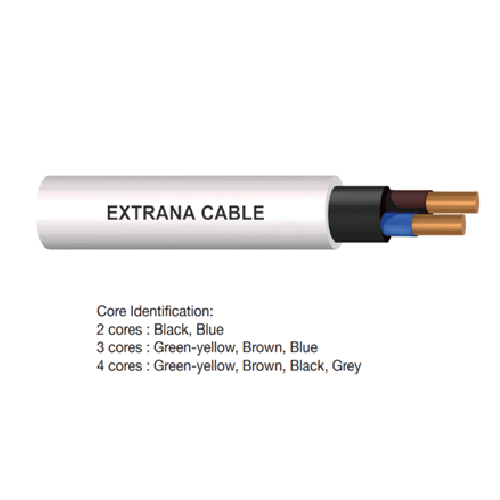 Kabel NYM 2x1.5 - 35mm2 300/500 V Extrana