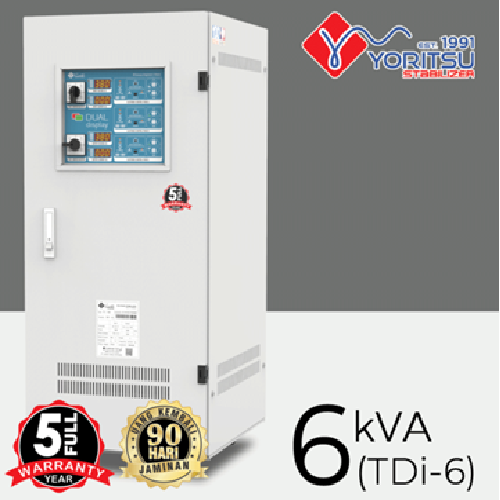 Stabilizer TDi-6 kVA Dual Display Three Phase