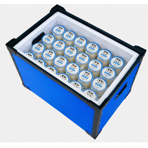 Box Pengiriman Susu Tahan Dingin Bahan Impraboard