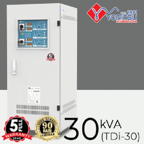 Stabilizer Listrik 3 Phase TDi-30 kVA Yoritsu