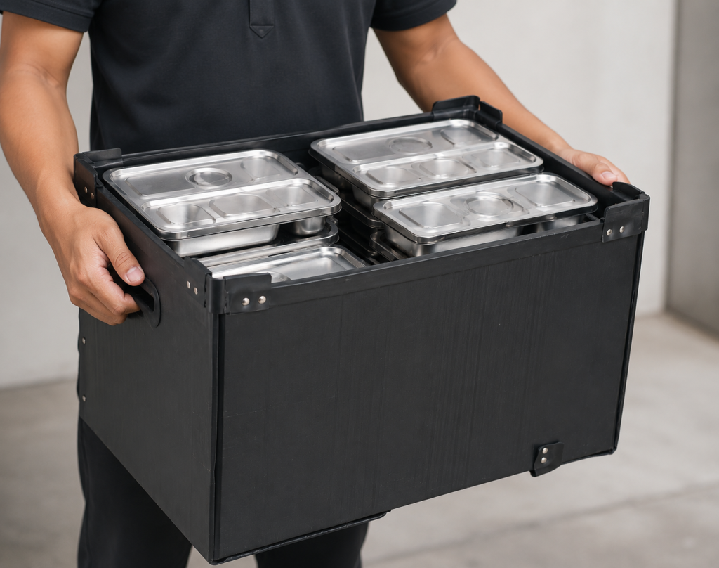 Box Pengiriman Ompreng MBG Tahan Lembap