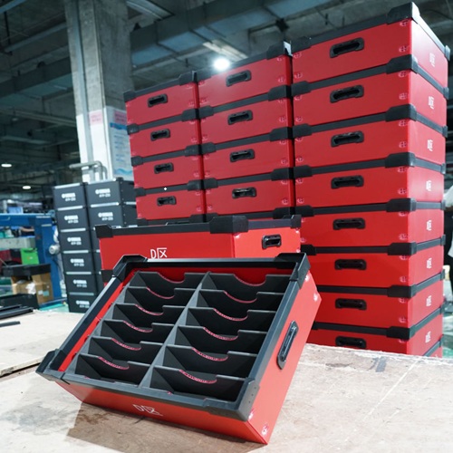 Box Penyimpanan Sparepart Impraboard dengan Partisi