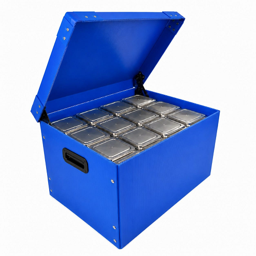 Box Handle Pengiriman Ompreng Tempat Makan MBG