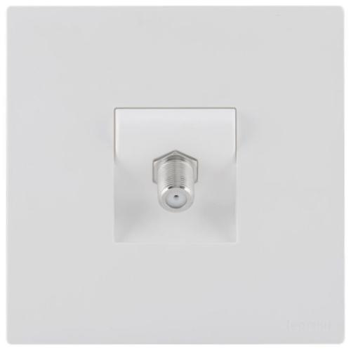 Saklar Legrand Obria MEC41066WH Tv F Type Socket