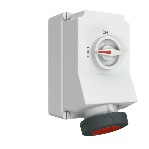 Plug Mennekes CEE wall mounted receptacles IP67 5113A