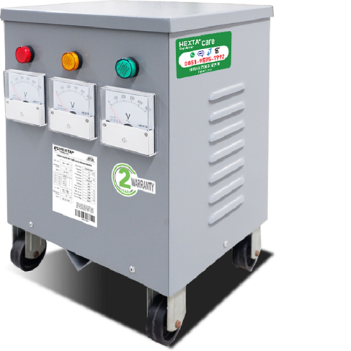 Trafo Auto Step up dan down 3kVA Merk Hexta 3 Phase