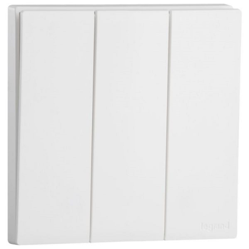 Saklar Legrand Obria 3 Gang 2Way Switch MES22009WH
